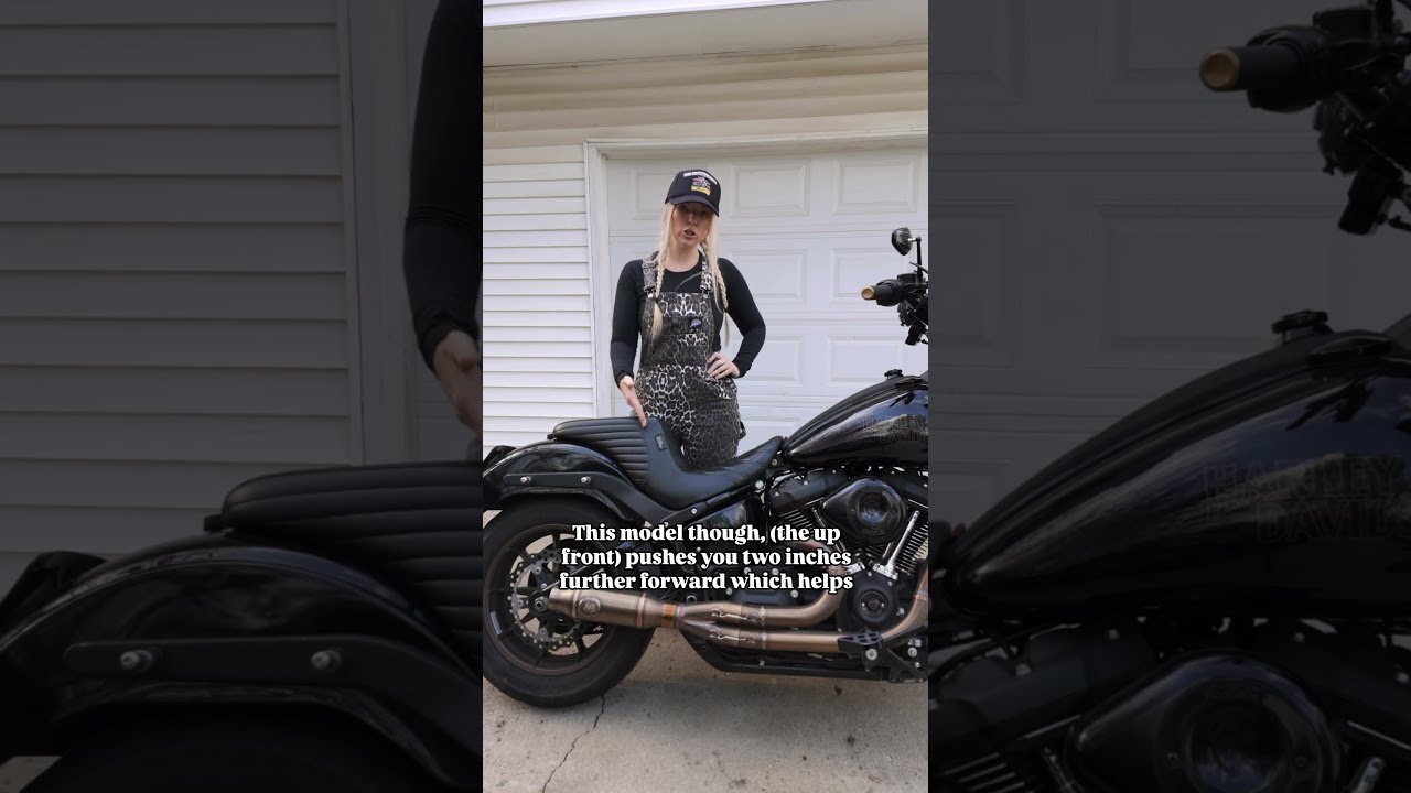 The Best Seat For Short Riders LePera Kickflip UpFront Harley Davidson Low Rider ST