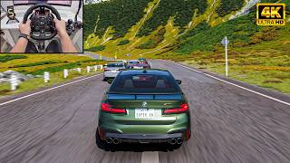 BMW M5 CS VS Super cars - Forza Horizon 6 | Logitech G923 Steering Wheel screenshot 5