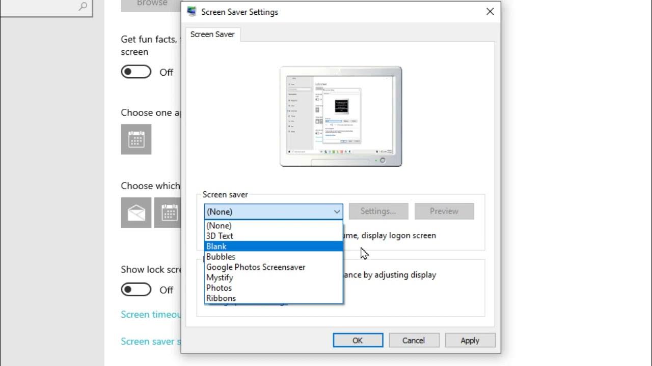 How To Add Or Change Screensaver In Windows 10 YouTube