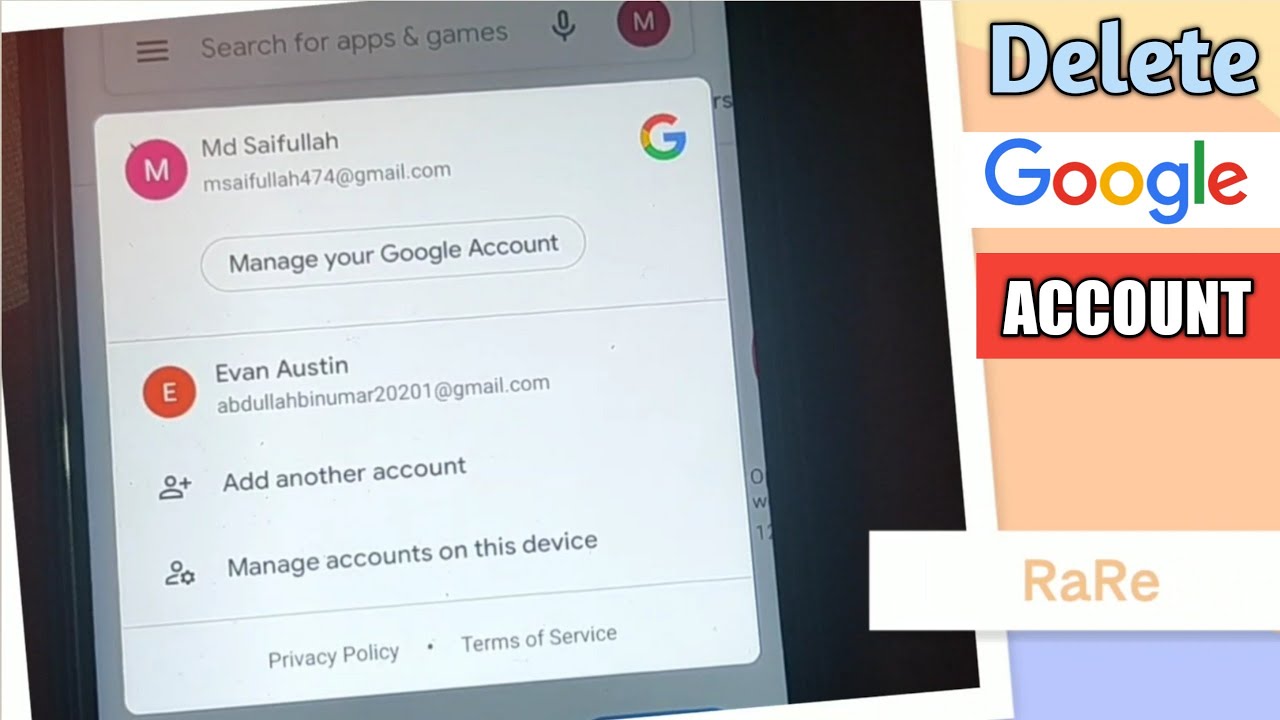 How To Delete Google Account Permanently On Android