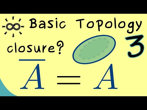 Basic Topology 3 | Closed Sets and Closure