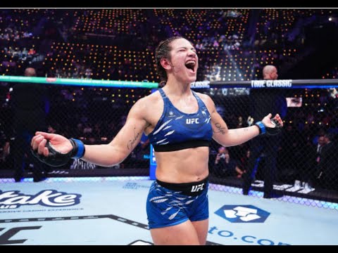 #UFC311 Ailín Pérez: Quinta Victoria Consecutiva - YouTube