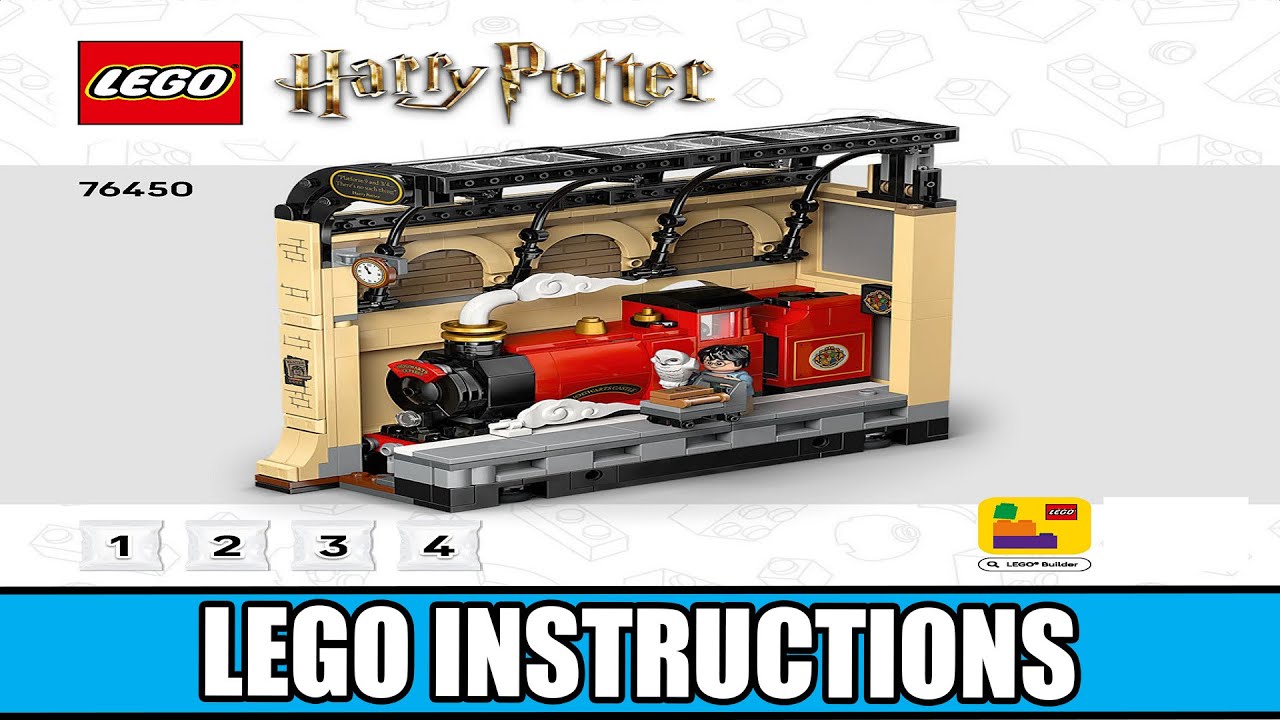 Harry Potter - Book Nook: Hogwarts Express LEGO instructions