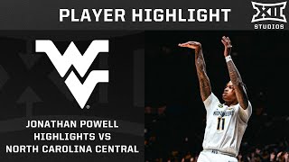 Jonathan Powell Highlights vs. North Carolina Central