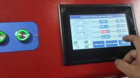 how to use handheld fiber laser welding machine user manual