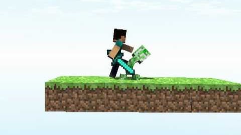 Minecraft Test Animation - Creeper Killer