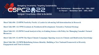 CSPC 2022 - Short Talk Session 2