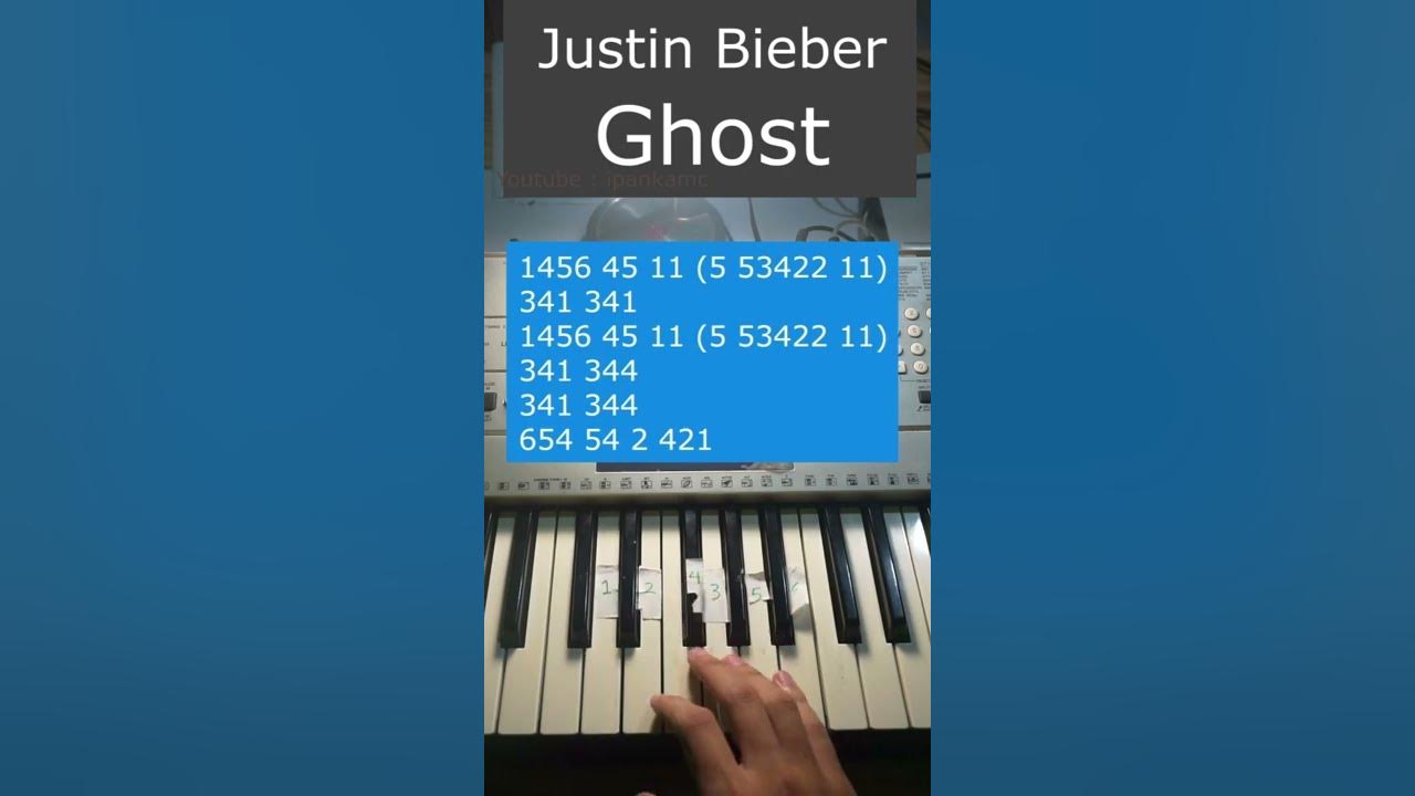 Justin Bieber - Ghost (EASY) - Claivert's Piano x SlowEasyPiano