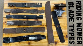 Riding Mower Blade Types