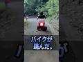 【悲劇】酷道で宙を舞ってしまった３輪バイク #バイク #酷道 #原付