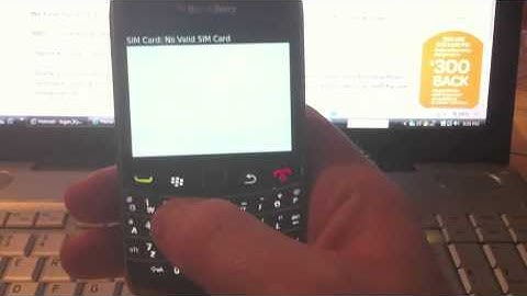 How to Unlock Blackberry Bold 2 9700 with Code + Full Instructions!! at&t tmobile o2 rogers bell