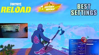 BEST Keyboard and Mouse SETTINGS + 800 DPI Sensitivity (Fortnite Chapter 7)