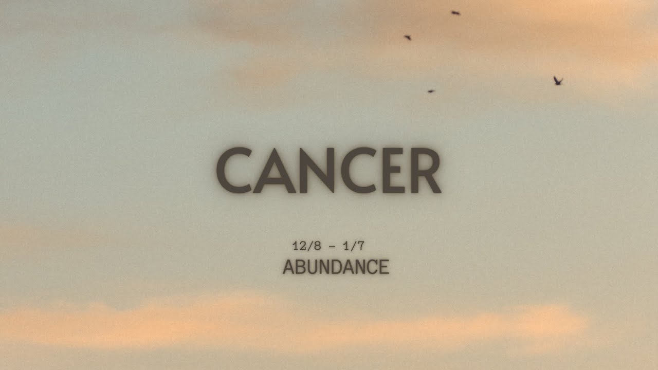 CANCER ✨ THIS INTENSE SOUL CONNECTION 💖 TAKES IT TO THE NEXT LEVEL 🌟 ABUNDANCE, LOVE, HAPPINESS 💕
