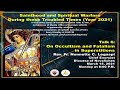 ♥ Talk 6: On Occultism & Fatalism in Superstitions-Fr Nonnette Legaspi