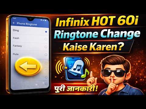 How To Change Ringtone in Infinix Hot 60i 5g ? Infinix Hot 60i 5g Ringtone Change Kaise Karen