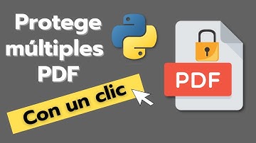 Protege con contraseña múltiples documentos PDF usando Python