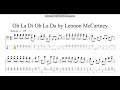 Ob la di ob la da by lennon mccartney bass solo tab