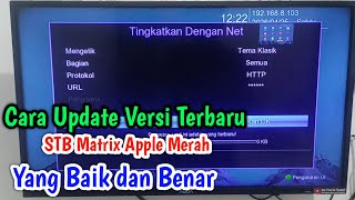 Latest Red Apple Matrix STB Update Tutorial | Guaranteed Success