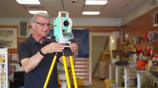 Setting up a Surveying Tripod - Quick Step Video
