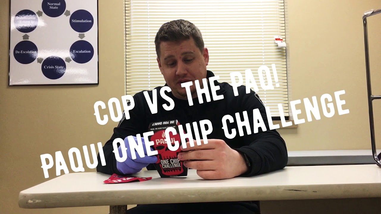 Cop vs the Paq! Paqui One Chip Challenge - YouTube