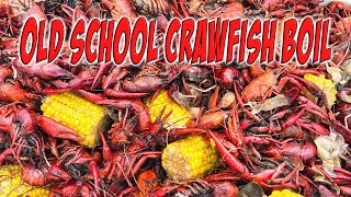 Traditional Old School Crawfish Boil