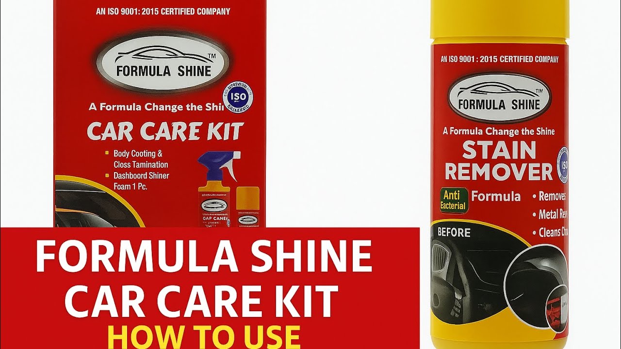 Formula Shine Car Care Kit | Stain Remover Kaise Use Kare | Car Detailing at Home