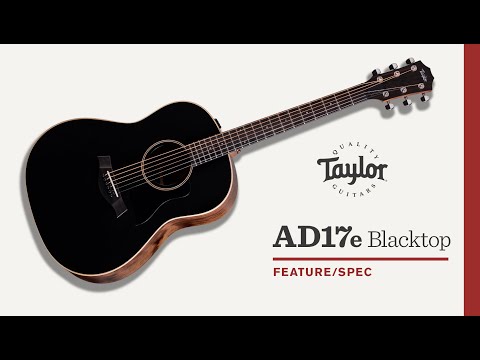 Taylor American Dream AD17e Grand Pacific Blacktop