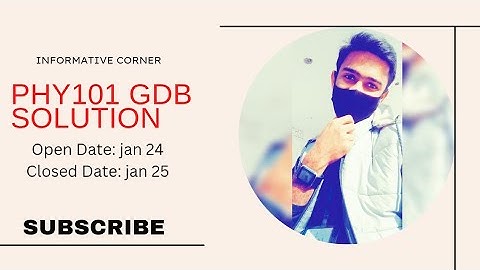 phy101 GDB Fall 2023 Solution| Virtual University|