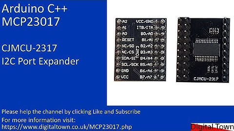 #145 Arduino C++ MCP23017 I2C Port Expander CJMCU-2317 Module