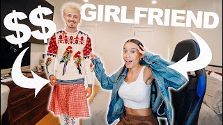 GIRLFRIEND BUYS MY OUTFITS!!! *Shopping Challenge*