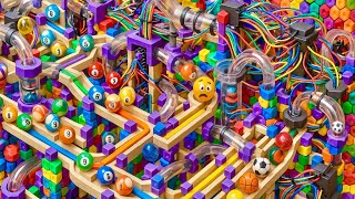Marble Run Race ASMR Rollercoaster A Story Told in Loops