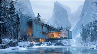 Frozen in Time – Modern Winter Refuge | Frozen Winter Ambience for Sleep & Deep Focus