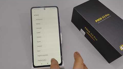 How to change language in poco x3 pro,x3,x2 pro,Language setting,Poco x3 ko hindi mein kaise kare