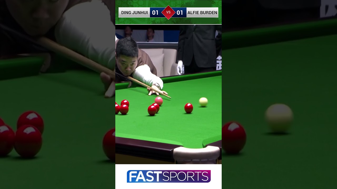 Watch Ding Turn Defence Into Art 🎨| Fast Sports #snooker