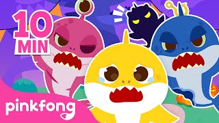 zombie shark family hide and seek halloween cartoon song pinkfong official