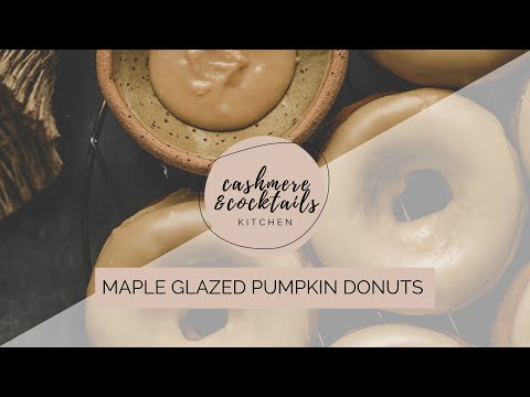 Maple Glazed Pumpkin Donut Recipe