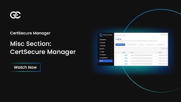 CertSecure Manager