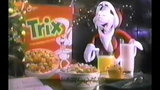 Trix Cereal Christmas Commercial with The Rabbit and Santa from the 90s @thedeadmediagroup