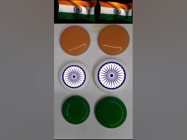 Flag #art #india🇮🇳❤ #youtuber #trending #painting #drawing #video #viral #shorts #coin #drops #water