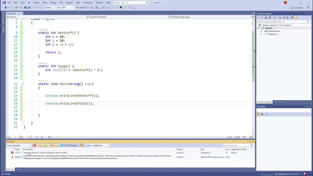 C# Programiranje - 17 - Return iz Metode #programiranjetutorijali - YouTube