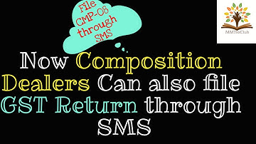 How to file CMP-08 return through SMS