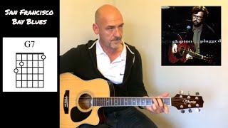 Video thumbnail of "San Francisco Bay Blues - Guitar Lesson by Joe Murphy"