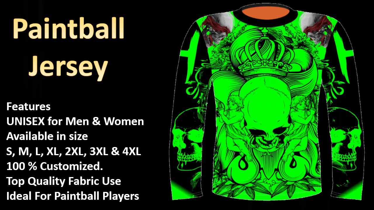 4xl paintball jersey