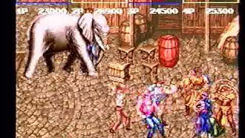 Growl playthrough (part 2/3) Runark Taito 4-players arcade game -Not MAME-