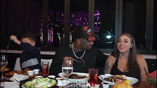 Blueface Gf Nevaeh Son Starts Choking At Restaurant