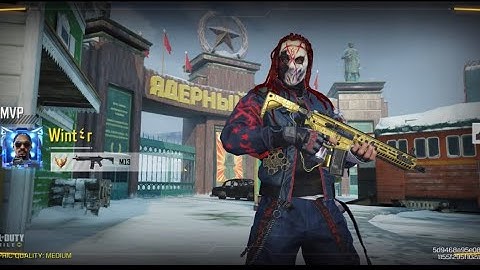 CODM M13 Legendary Rank game play Nuke Town Russia with Music.