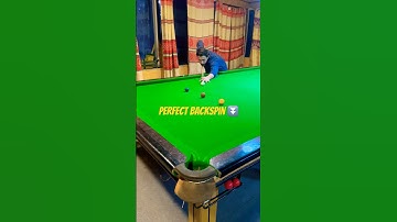 Perfect backspin #snooker #8ball #8ballpool #billiards #billiardsgame #poolgame #9ball #foryou #fyp