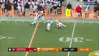 Jaylen Wright (Tennessee RB) vs Georgia 2023