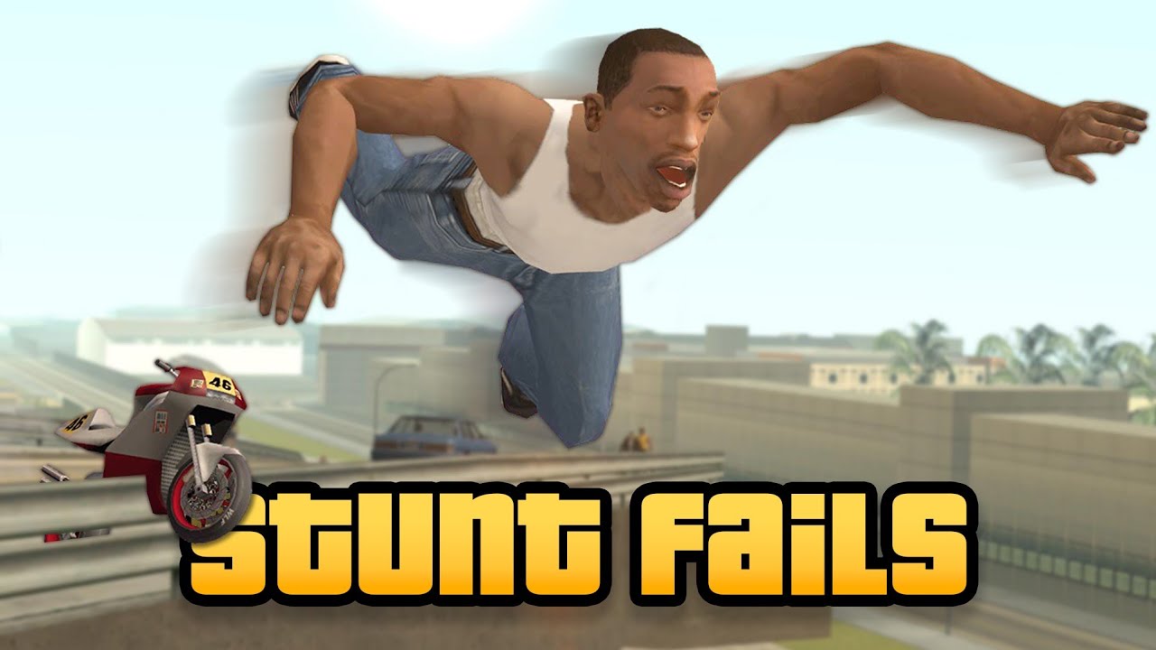 Stunt FAIL Compilation • GTA San Andreas & Vice City