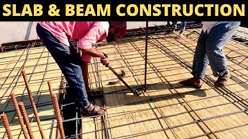 Slab Reinforcement process step by step details | complete video